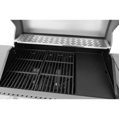 Barbecue à gaz - COOKING BOX - BRISBANE - Inox - 142 X 57 X 112 cm - Gris