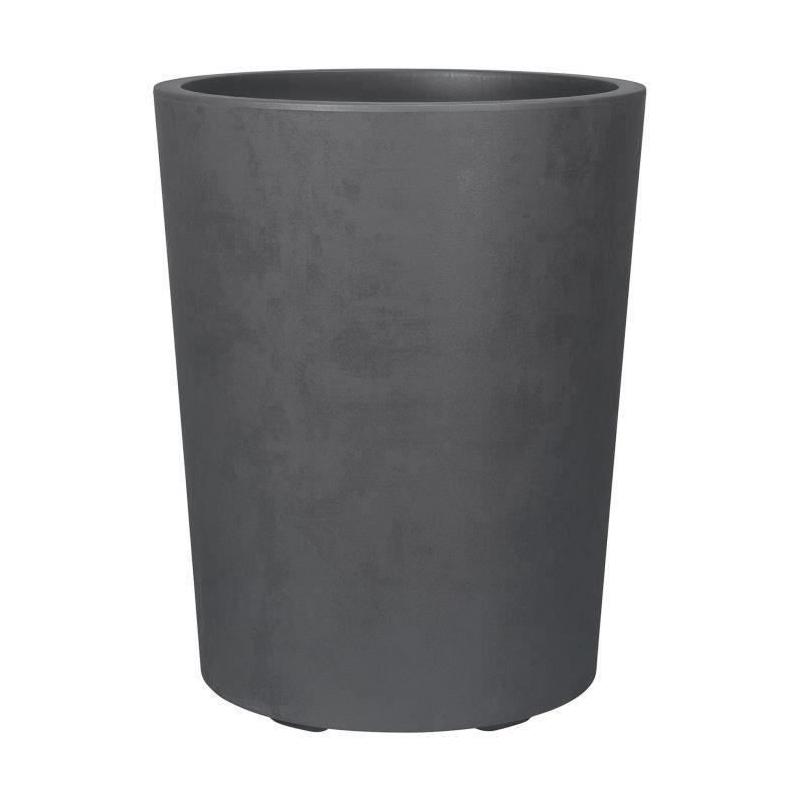 Pot de fleur Vase - DEROMA - Millennium R - Anthracite - 53 cm - Réservoir d'eau
