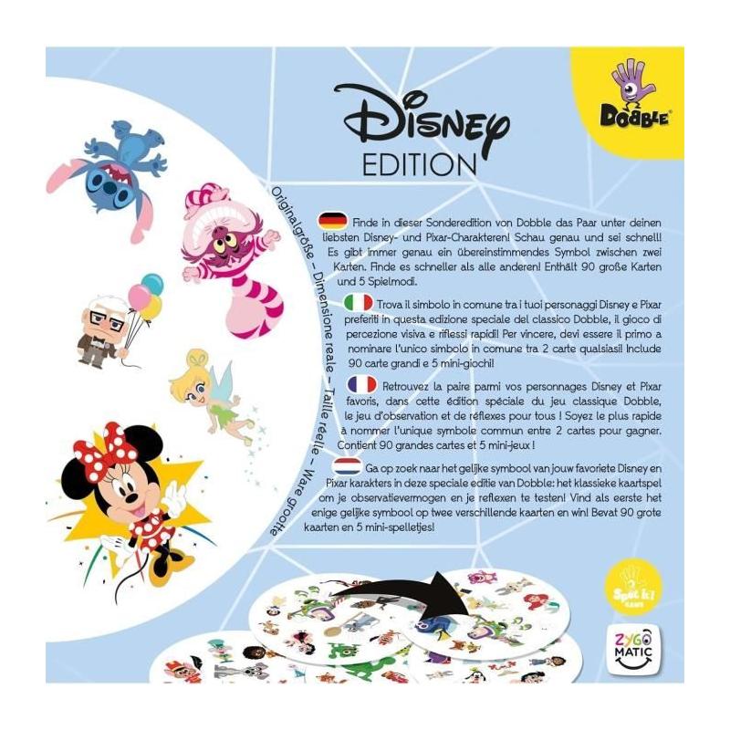 Dobble : Disney - Jeu d'apprentissage compact