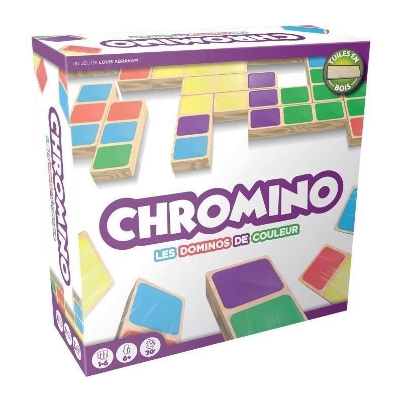 Jeu de Domino Chromino - Asmodee - Fun et coloré pour toute la famille