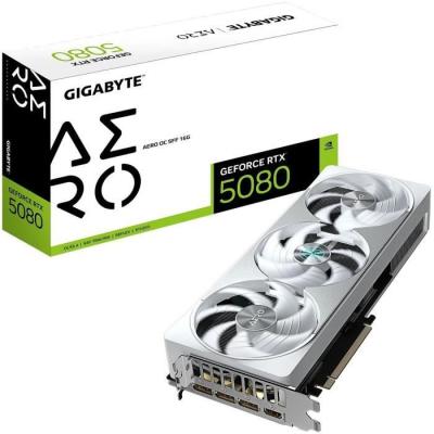 Carte graphique GIGABYTE GeForce RTX 5080 AERO OC SFF - 16 Go
