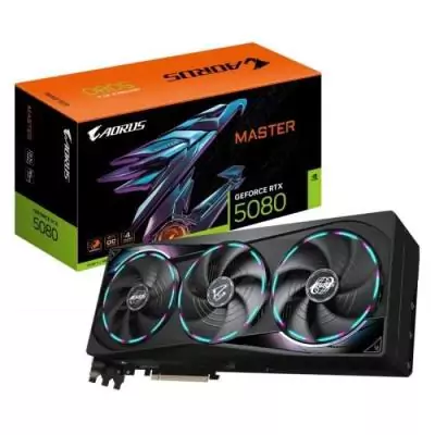 Carte graphique GIGABYTE AORUS GeForce RTX 5080 MASTER - 16 Go