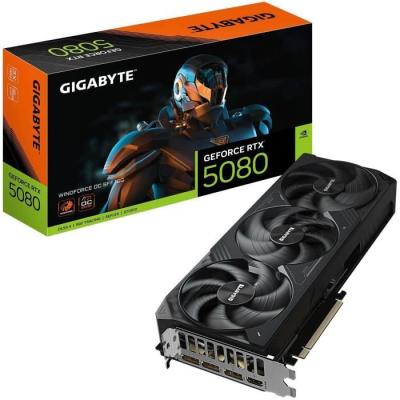 Carte graphique GIGABYTE GeForce RTX 5080 WINDFORCE SFF - 16 Go