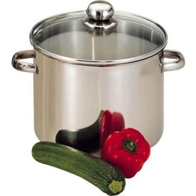 Faitout Baumalu Traiteur Inox 28 cm - Couvercle en Verre