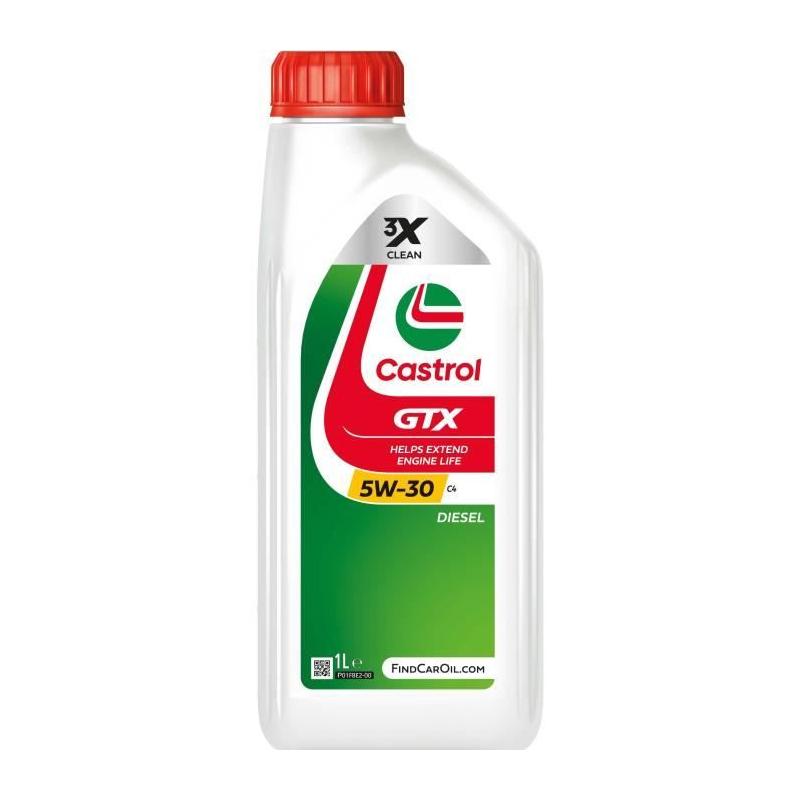 Huile moteur CASTROL GTX 5W-30 C4 - 1L - Performances exceptionnelles