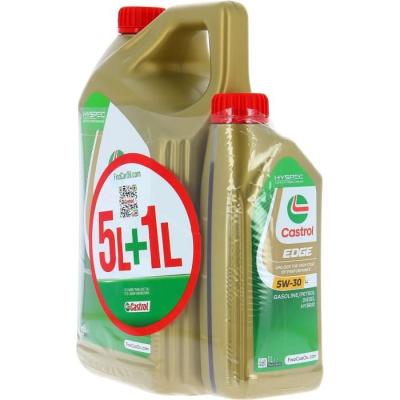 Huile Moteur CASTROL EDGE 5W-30 LL - Pack 5L+1L