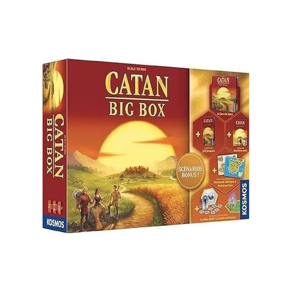 Kosmos | Catan : Big box | Unbox Now | Jeu de société | a partir de 10 ans | 3 a 4 joueurs | 75 minutes