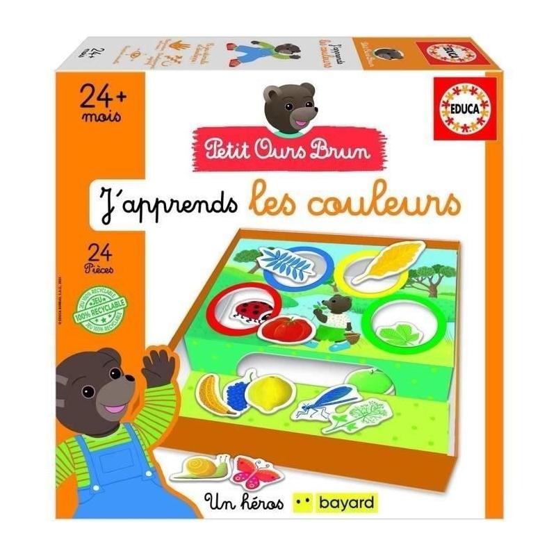 Découvrez le Jeu d'apprentissage EDUCA - J'Apprends Les Couleurs avec Petit ours brun!