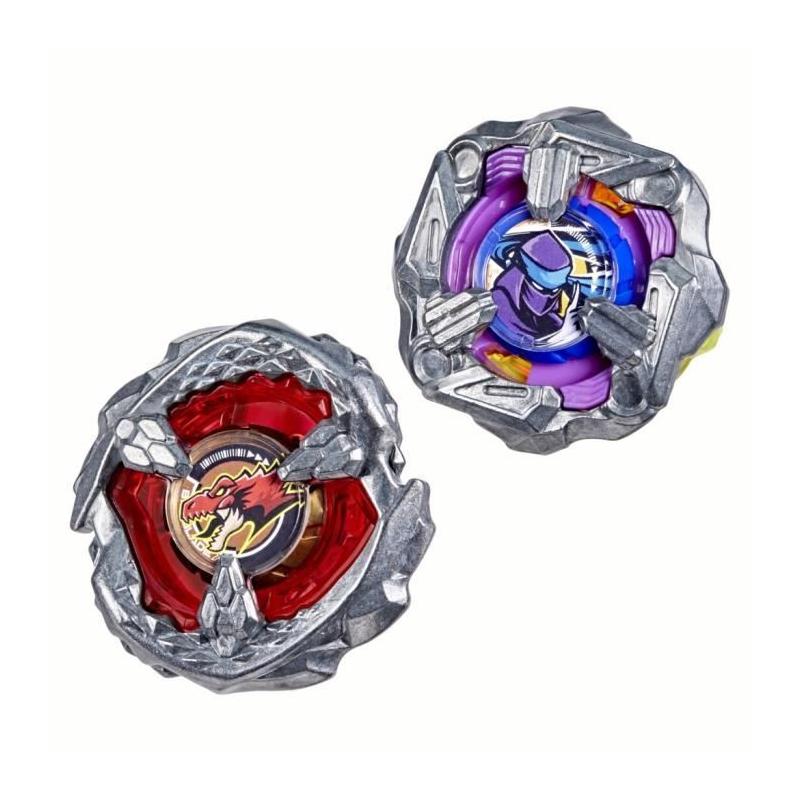Pack Dual Beyblade X Beat Tyranno et Knife Shinobi: 2 toupies de compétition authentiques Takara