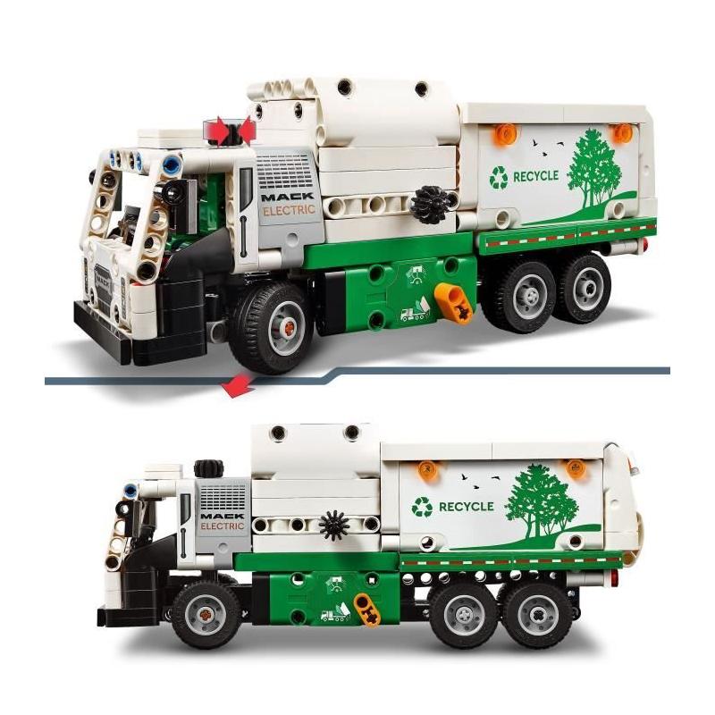 LEGO 42167 Technic Mack LR Camion Poubelle Électrique