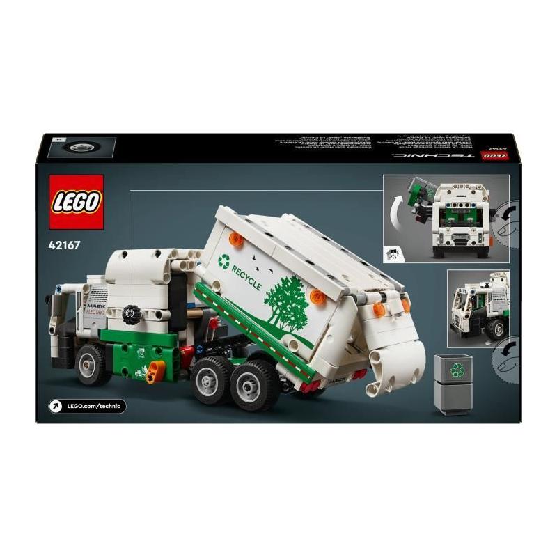 LEGO 42167 Technic Mack LR Camion Poubelle Électrique