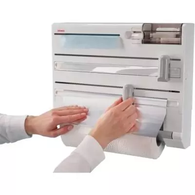 Porte-rouleau mural Leifheit Parat Plus Blanc 25723 - Pratique et élégant