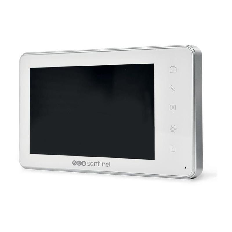 Interphone vidéo filaire - VisioKit 7 Blanc - SCS SENTINEL