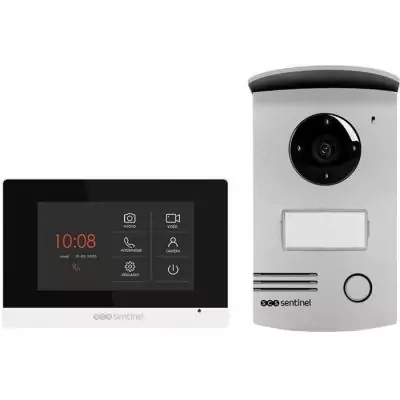 Interphone vidéo filaire SCS SENTINEL VisioDoor 4.3+ - Moniteur tactile 4,3" et vision nocturne