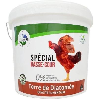 Terre de diatomée 100% naturelle pour basse-cour - Seau 6 kg
