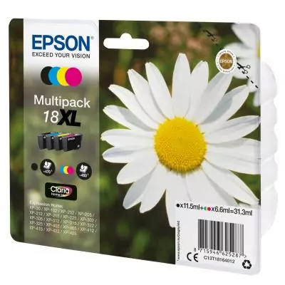 Epson Daisy Multipack "Pâquerette" 18XL - Encre Claria Home N,C,M,J