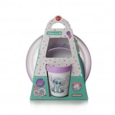 Coffret repas Lilo & Stitch 3 pièces - Antidérapants