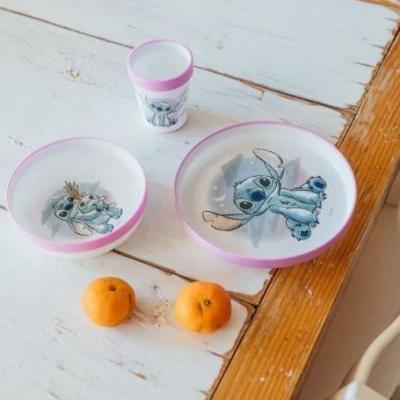 Coffret repas Lilo & Stitch 3 pièces - Antidérapants