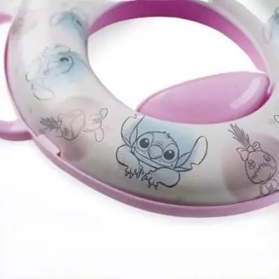 Réducteur WC THERMOBABY Confort avec poignées - Lilo & Stitch