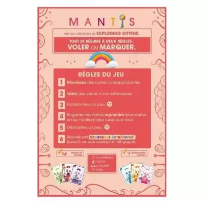 Mantis: Jeu de Société Compact et Ludique