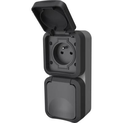 Double prise extérieure verticale QUARX - Aqua Pro IP55, 250V, 16A