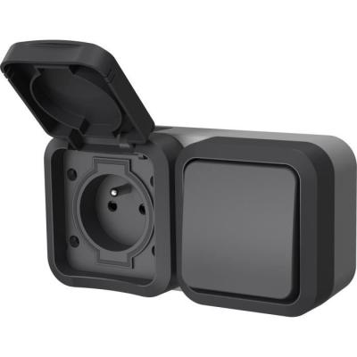 Double prise extérieure verticale IP55 - QUARX Aqua Pro