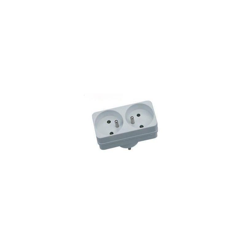 Biplite GAO - 2x16A Blanche NF - Compacte et pratique