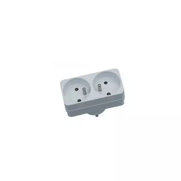 Biplite - GAO - 2x16A - Blanche, conforme NF