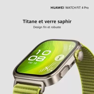 Montre connectée - HUAWEI - Watch FIT 4 PRO - Vert