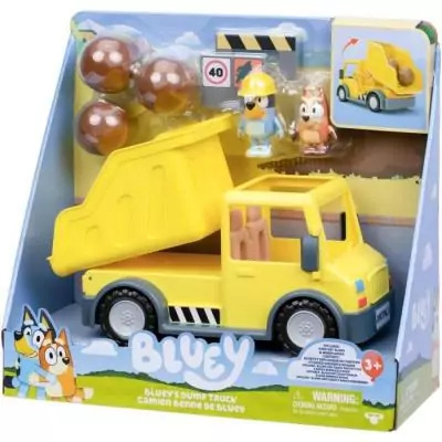 Camion benne BLUEY avec Figurines - Accessoires personnalisables