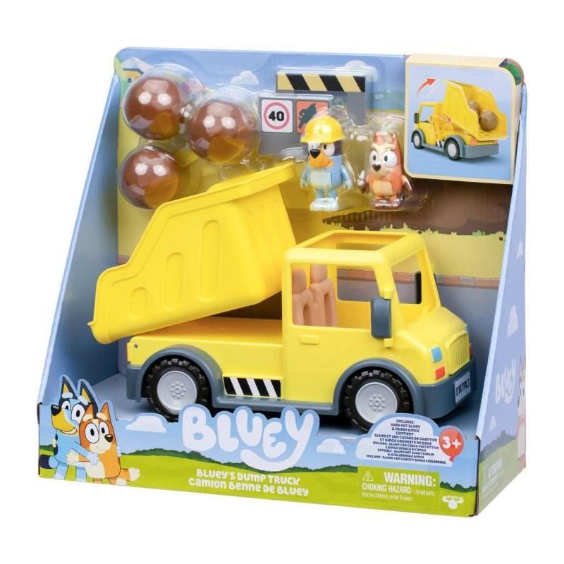 Camion benne BLUEY avec Figurines - Accessoires personnalisables