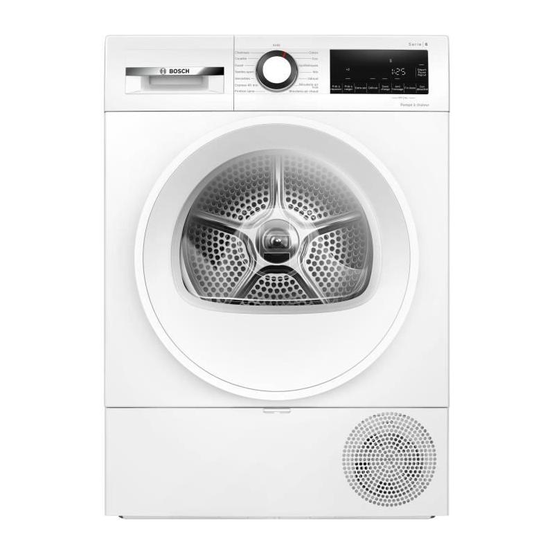 Sèche-linge Bosch WQG1420DFR SER6: performant et économe - Blanc