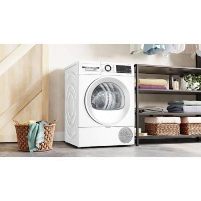 Sèche-linge Bosch WQG1420DFR SER6: performant et économe - Blanc