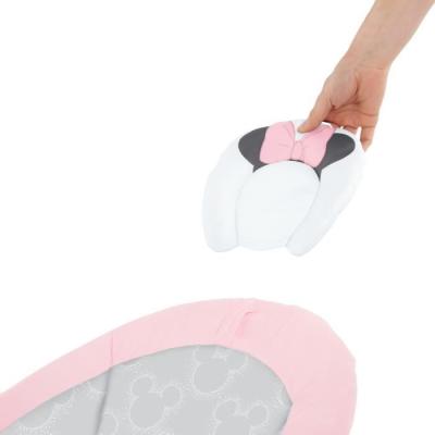 Transat bébé Disney Minnie avec jouets d'éveil amovibles