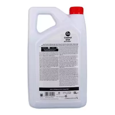 Huile moteur CASTROL GTX 5W-30 RN17 5L - Performances exceptionnelles