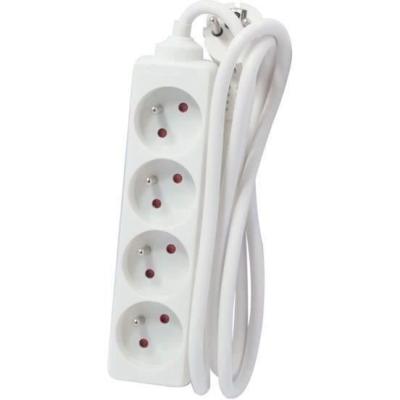 Chacon Bloc Multiprise 4 prises 16A 5m Blanc