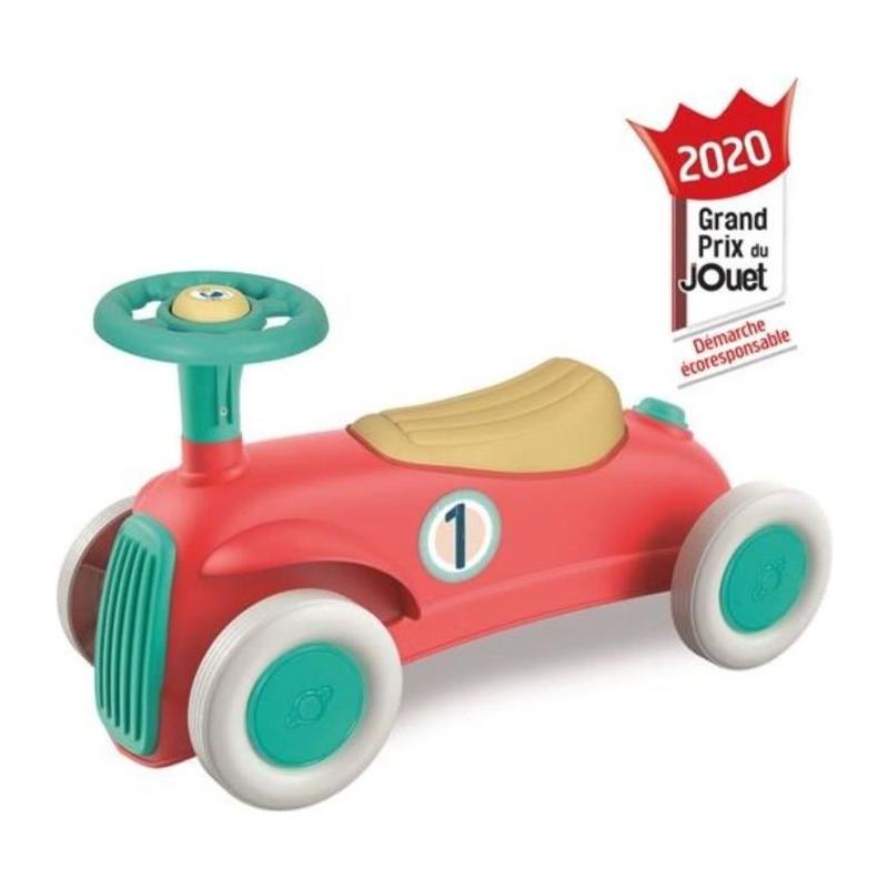 Porteur Baby Clementoni - Voiture recyclée avec roues directrices et klaxon