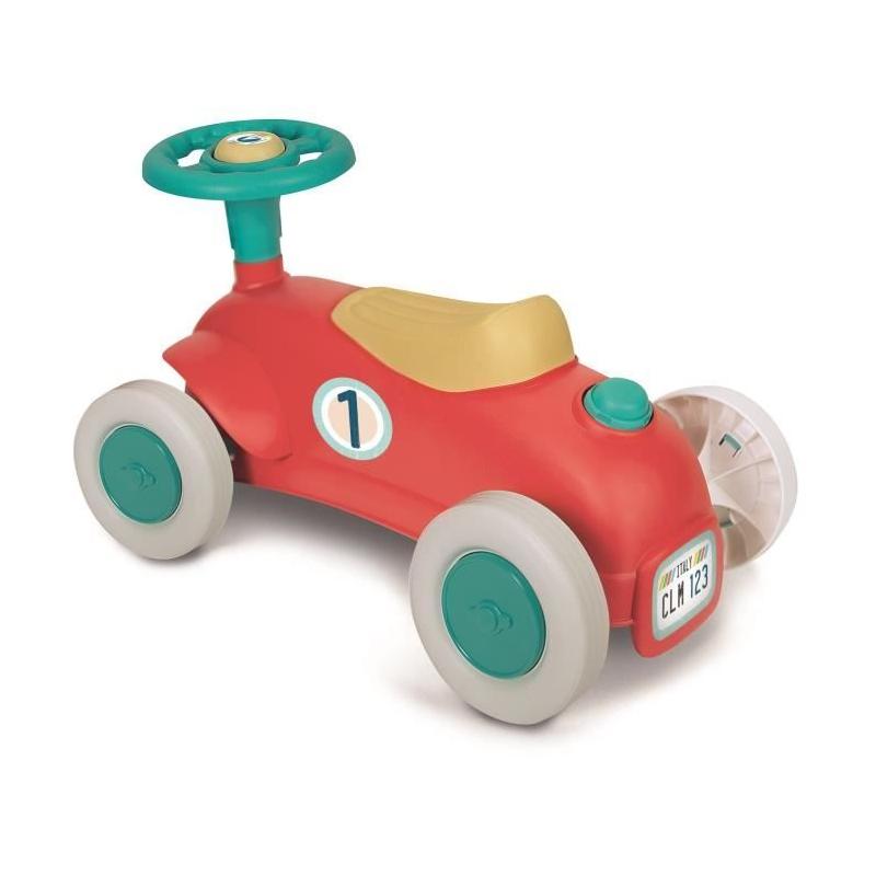 Porteur Baby Clementoni - Voiture recyclée avec roues directrices et klaxon