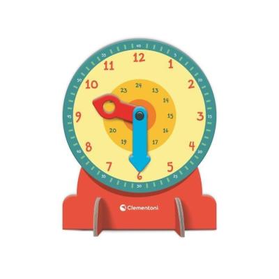 Puzzle CLEMENTONI - L'heure : Casse-tête éducatif compact