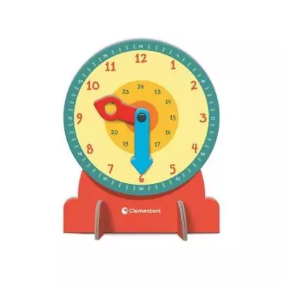 Puzzle CLEMENTONI - L'heure : Casse-tête éducatif compact
