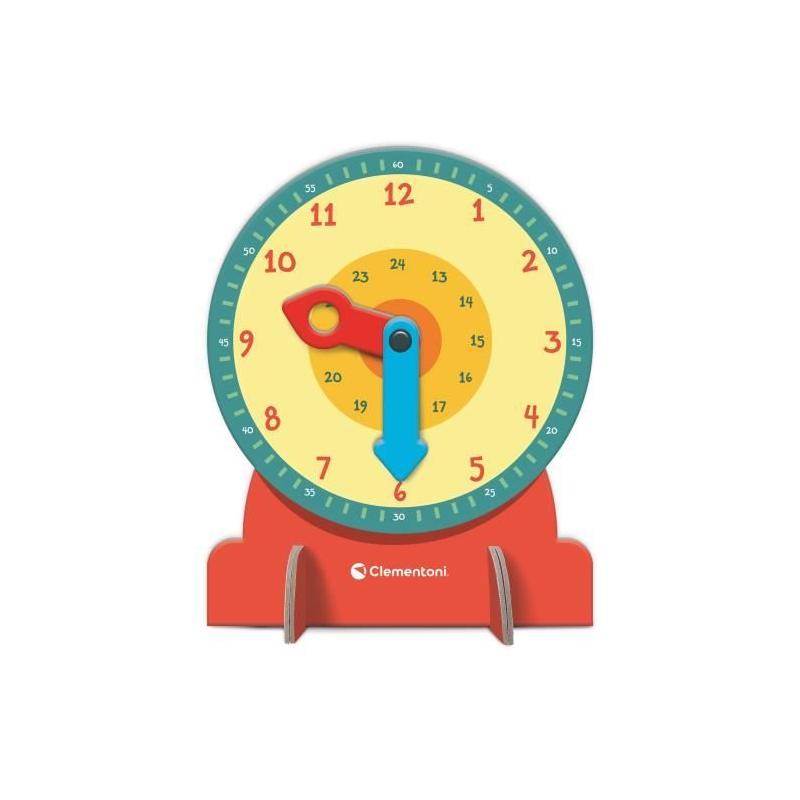 Puzzle CLEMENTONI - L'heure : Casse-tête éducatif compact