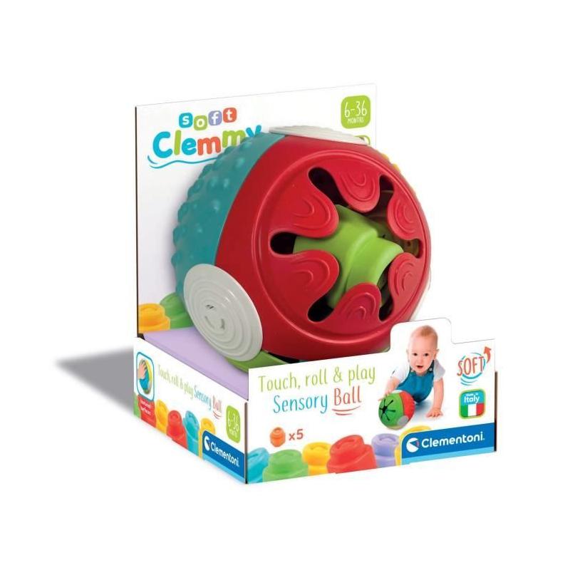 Balle sensorielle Clemmy - Texture variée - Lavable - Pour bébé