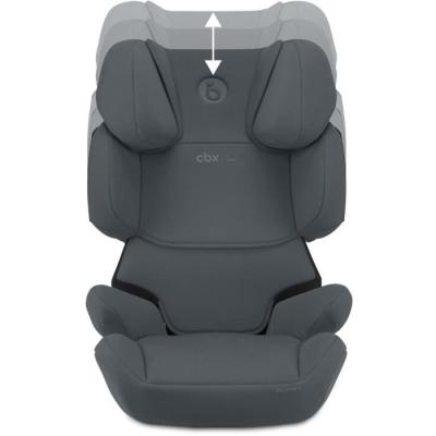 Siège auto CYBEX Solution X i-Fix - Cobblestone Grey : Confort et sécurité assurés