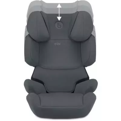 Siège auto CYBEX Solution X i-Fix - Cobblestone Grey : Confort et sécurité assurés