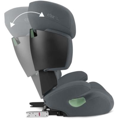 Siège auto CYBEX Solution X i-Fix - Cobblestone Grey : Confort et sécurité assurés