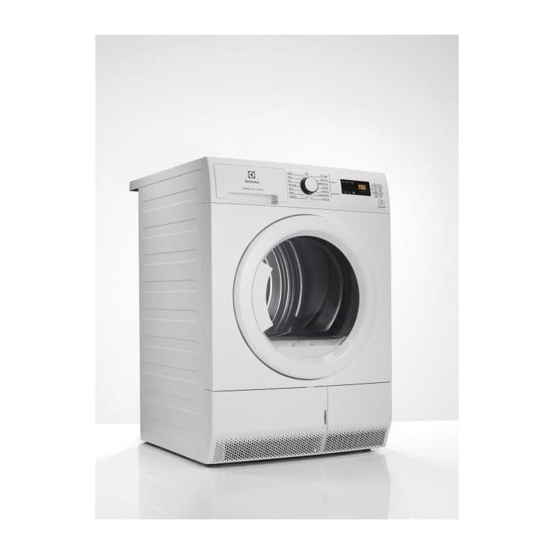 Sèche-linge pompe à chaleur ELECTROLUX EDH1281UC - Performant et économe