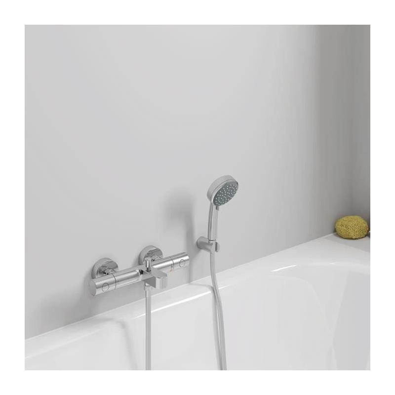 Mitigeur thermostatique bain/douche GROHE Precision Get - Chromé