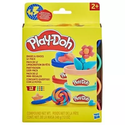 Pack de 12 Play-Doh 28g: Fêtez l'Imagination avec Autocollants