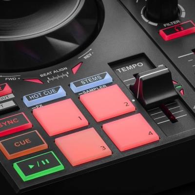 Contrôleur DJ HERCULES INPULSE 200 MK2 - Parfait pour apprendre à mixer