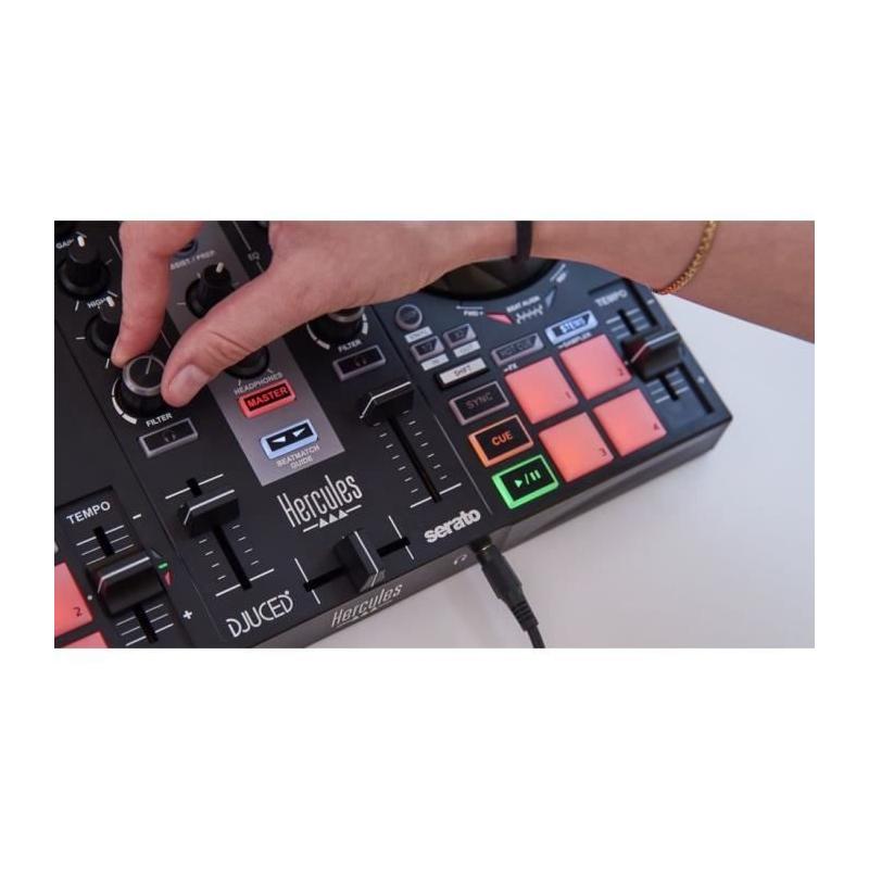 Contrôleur DJ HERCULES INPULSE 200 MK2 - Parfait pour apprendre à mixer